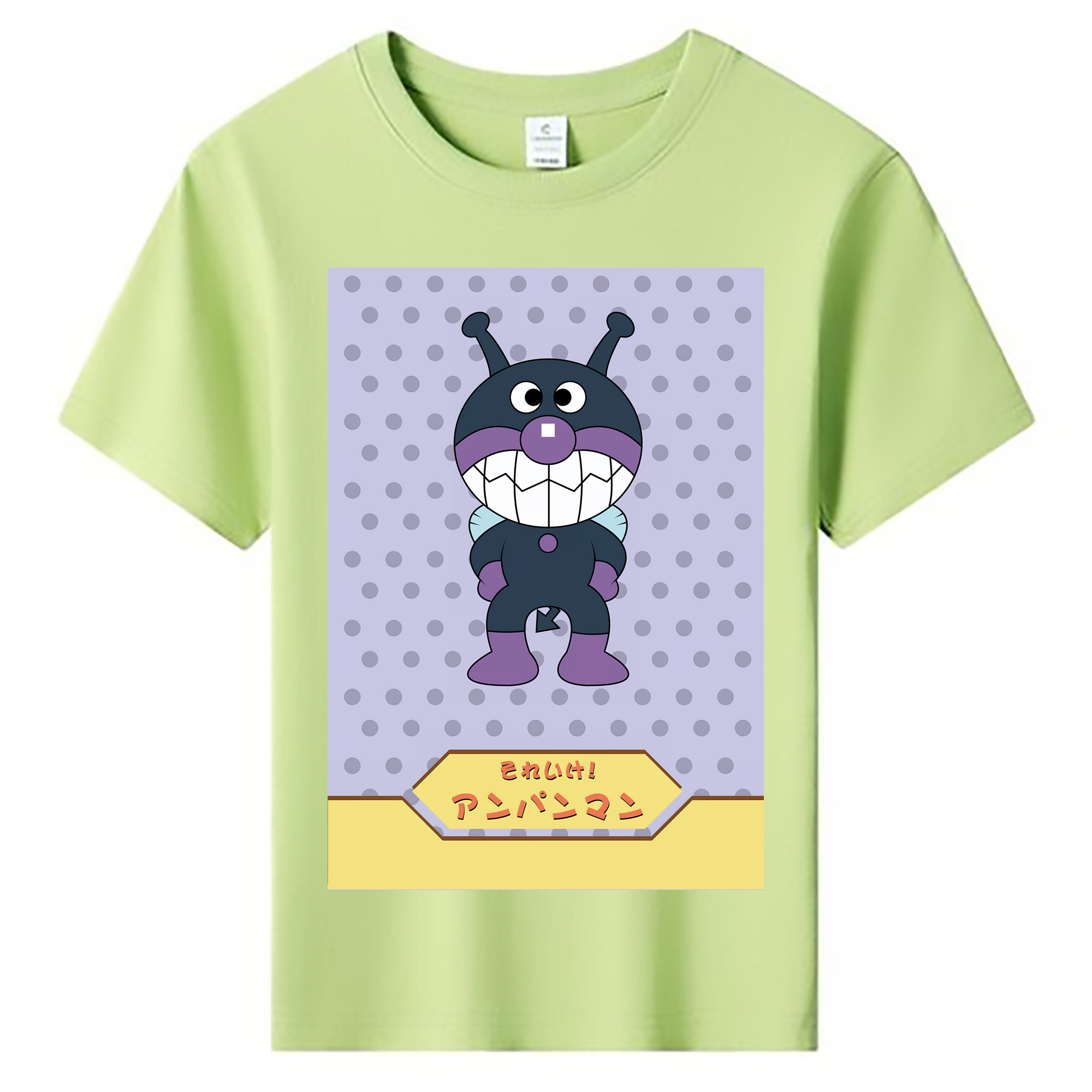 （画像用） アンパンマン Anpanman 綿100％キッズTシャツ（フロントプリント）